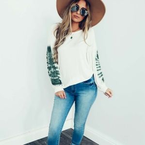 Hope's Tie Dye Balloon Sleeve Tee